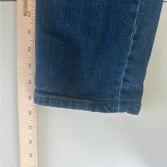 Eddie Bauer Jeans Womens 12 Flannel Lined Boyfriend Straight Leg Medium Wash - Picture 12 of 13